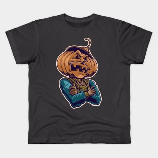 mr halloween jack o lantern character Kids T-Shirt